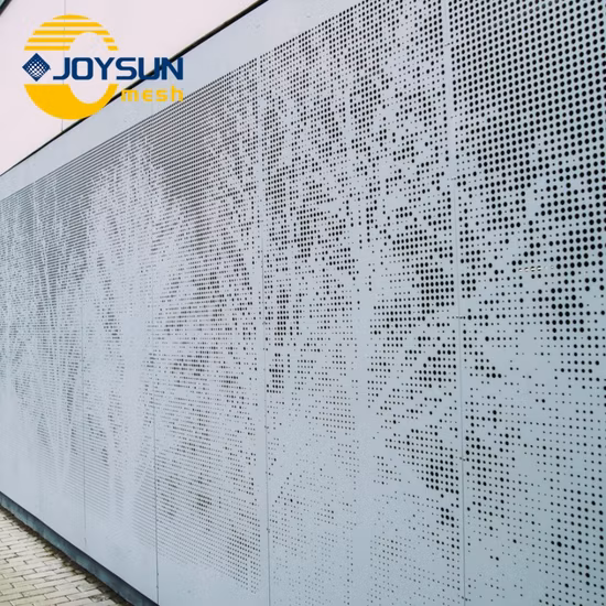 Painel de tela de folha perfurada para revestimento de parede de roteador CNC de corte a laser de alumínio e aço inoxidável para hotel/café/escritório Divisor de partição